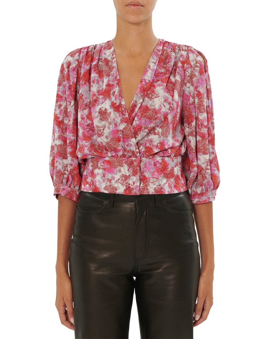 Iro Long Sleeve Top Red