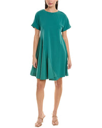 Alpha Studio Flare Panel A-Line Dress