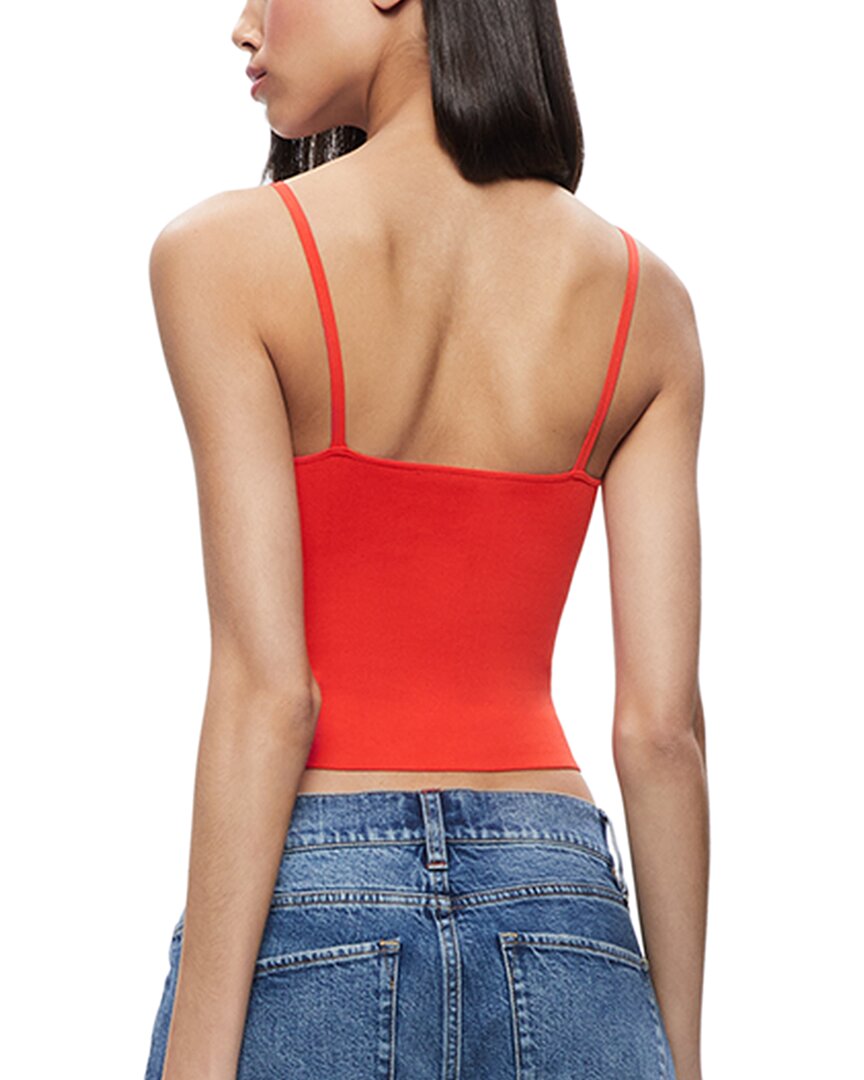 Alice + Olivia Rhona Twist Front Tank