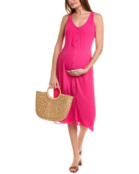 Hatch Maternity The Jaden Dress 0 Fuchsia