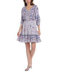 Walker & Wade Kelsey Mini Dress Purple Regular 0 (XS)