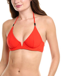 Reiss Aubrey Underwire Halter Bikini Top
