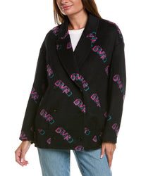 Diane Von Furstenberg Bellamira Wool-Blend Coat