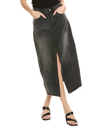 DRIFTWOOD DENIM Driftwood Denim Womens Driftwood Jeans Sarah Skirt, Xs, Black