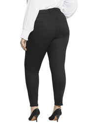 Nydj Plus Ami Black Rinse Skinny Leg Jean