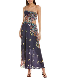 Ba&Sh Laxa Maxi Dress Regular 12 (L) Marine
