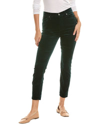 7 For All Mankind High-Rise Ankle Skinny Jean Green