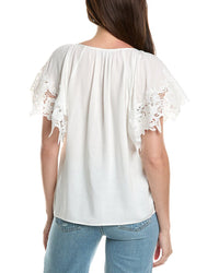 Ramy Brook Lynette Linen-Blend Top