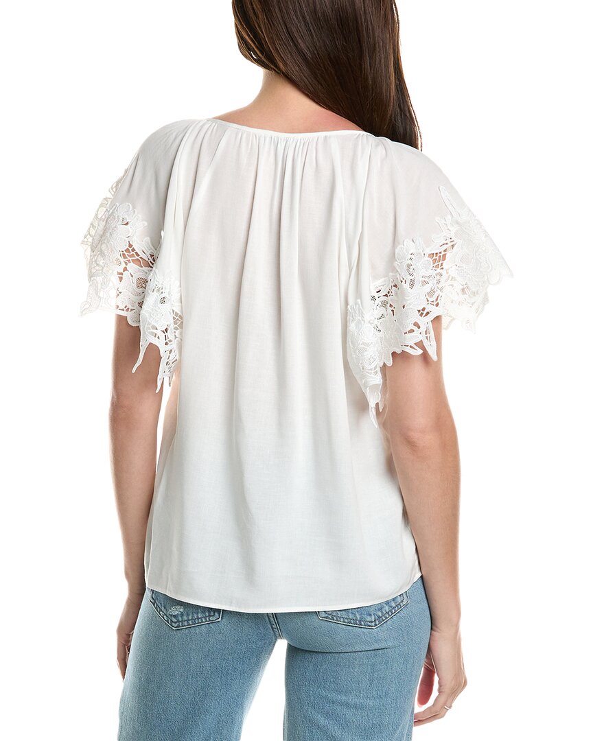 Ramy Brook Lynette Linen-Blend Top