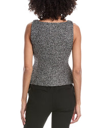 Toccin Georgia Scoop Neck Wool-Blend Top