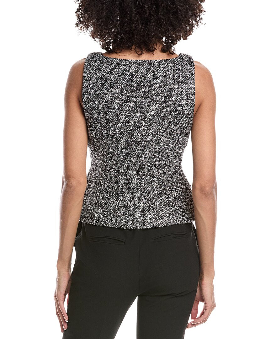 Toccin Georgia Scoop Neck Wool-Blend Top