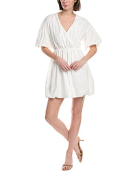 Beulah Bubble Mini Dress White