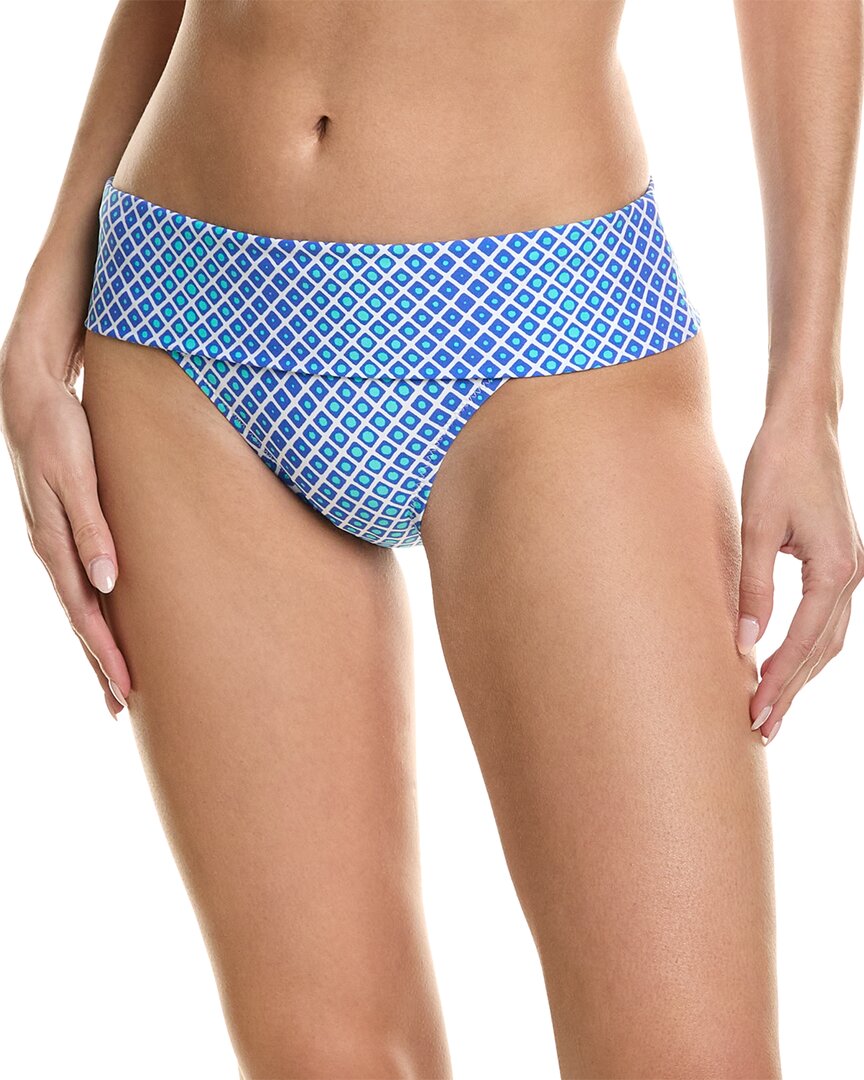 Helen Jon Convertible Hipster Bikini Bottom Blue Regular 0 (XS)