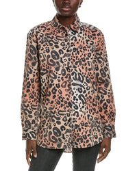 Hugo Hugo Boss The Boyfriend Shirt Brown Multi