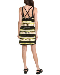 Ganni Crochet Cover-Up Slip Dress