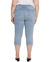 Nydj Plus Slim Straight Crop Charmed Jean