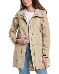 Noize Sibi Medium Raincoat Brown Multi