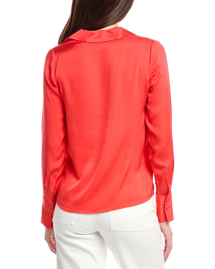 Elie Tahari The Ciaran Silk-Blend Blouse