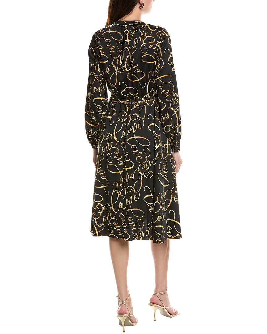 black dress v neck long sleeve Ever-Pretty Long Dolman Sleeve Wrap Knit Sweater Dress