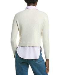 Design History Stripe Two-Fer Sweater
