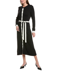 Yal New York Button-Up Sweaterdress