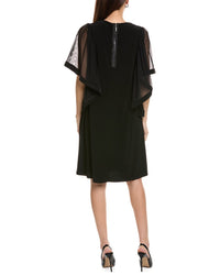 Joseph Ribkoff Mesh Angel Wing Mini Dress