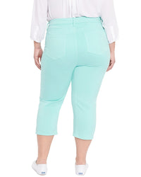 Nydj Plushr Thigh Shaper Straight Crop Jean
