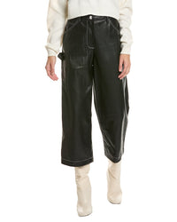 Staud Cropped Domino Pant Black