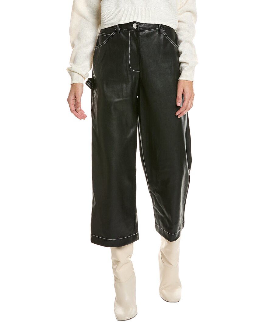 Staud Cropped Domino Pant Black
