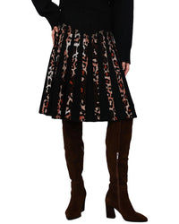 Diane Von Furstenberg Hutch Wool-Blend Skirt Black