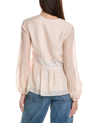 3.1 Phillip Lim Blouson Sleeve Silk Top