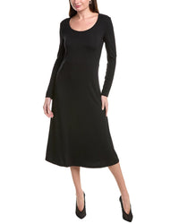 Vince Scoop Neck Dress Black Regular 0 (XS)