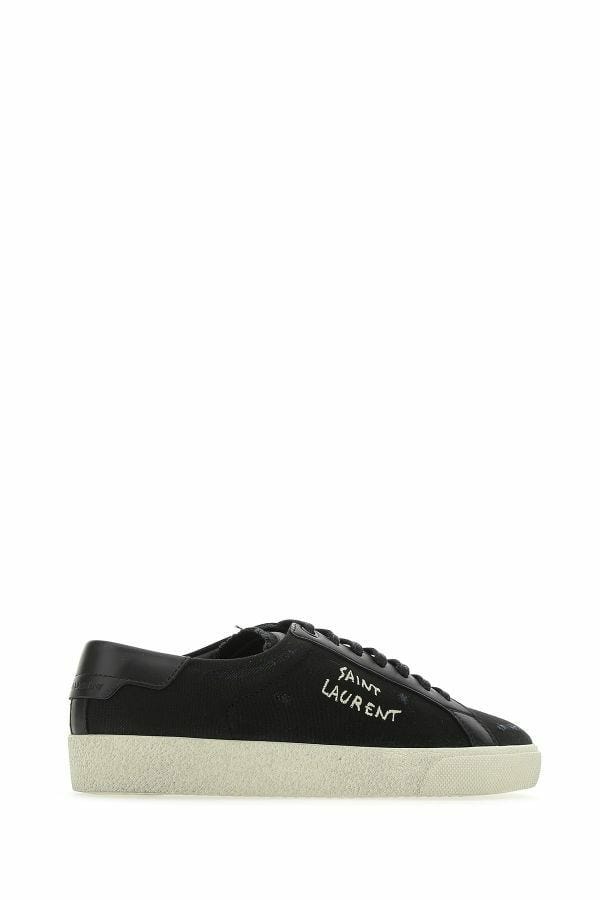 Saint Laurent  Court Classic Low Top Sneakers  Black