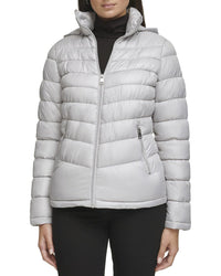 Kenneth Cole Kenneth Cole Short Zip Puffer Coat