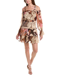 Rococo Sand A-Line Dress Brown Multi Regular 0 (XS)