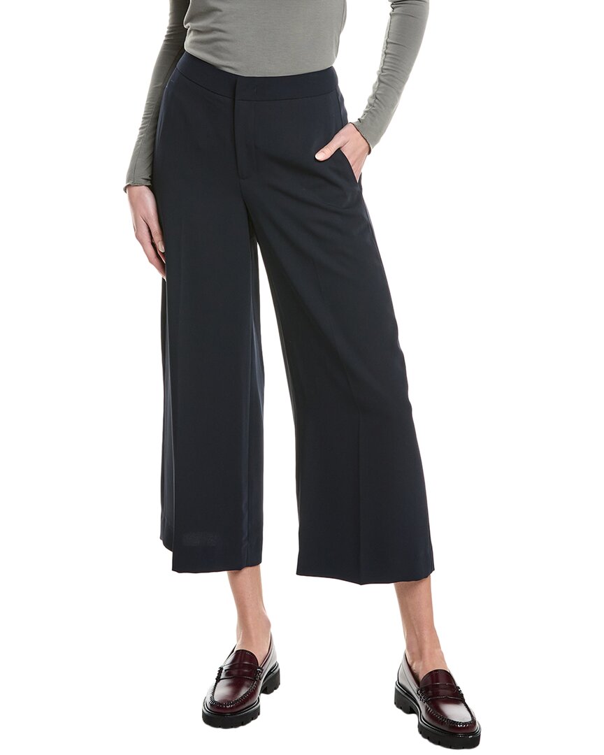 Vince Crop Wide Leg Pant Blue