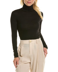 Max Mara Womens Ospite Wool Top, L, Black