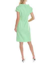 Oscar De La Renta Pencil Wool-Blend Dress