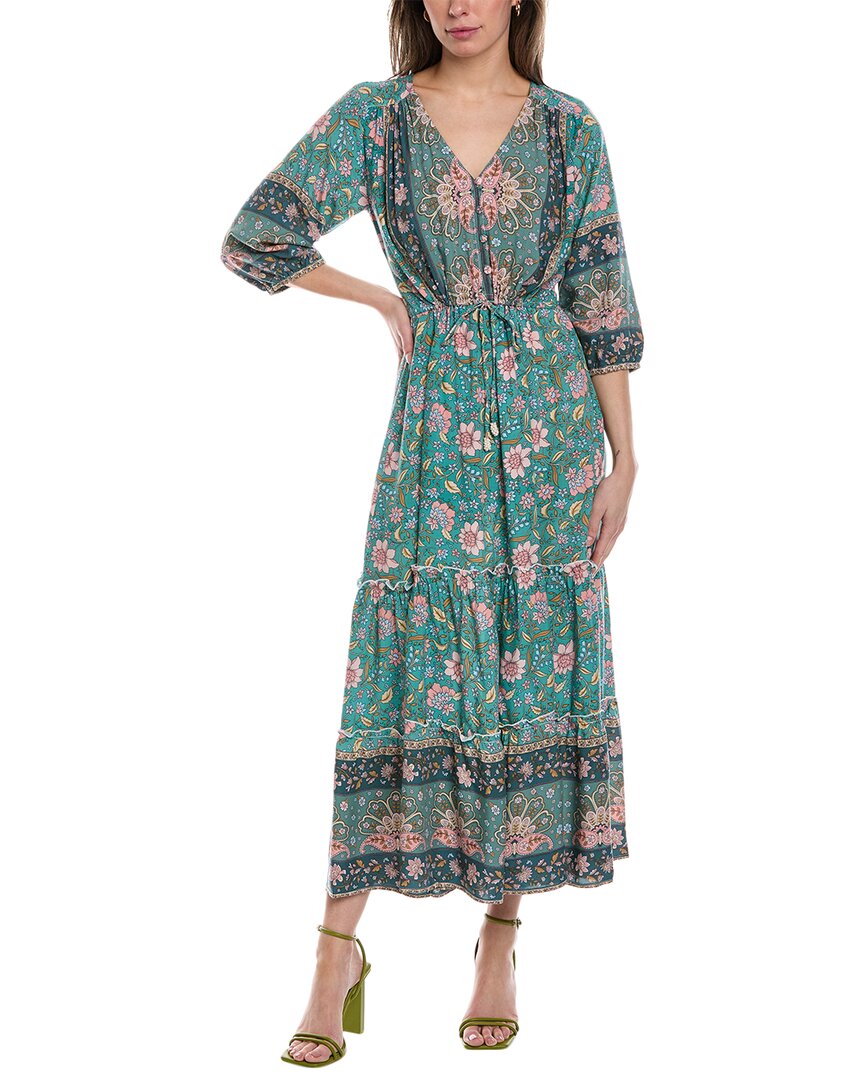 Walker & Wade Carrie Maxi Dress Green