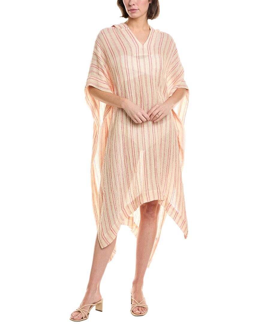 Lisa Marie Fernandez Linen Beach Poncho Beige Regular 8 (M)