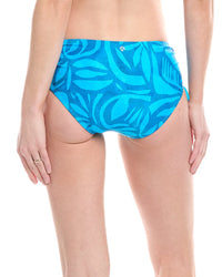 Next Destination Mid-Rise Ruched Bikini Bottom