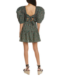Sea Ny Lilly Print Smocked Dress