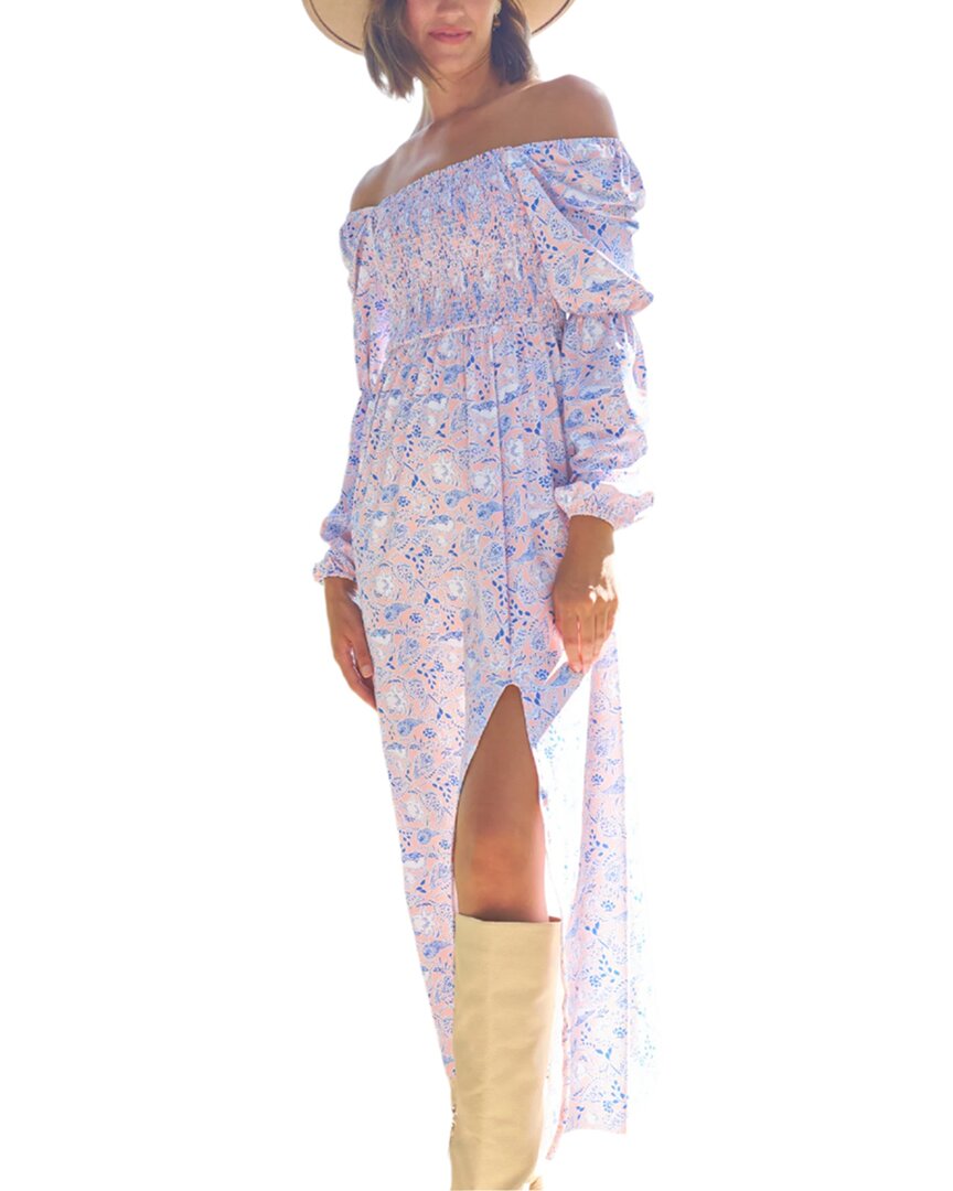 Cabana Life Puff Sleeve Maxi Dress Regular 4 (S) Multi