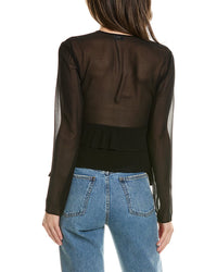The Kooples Pleated Top