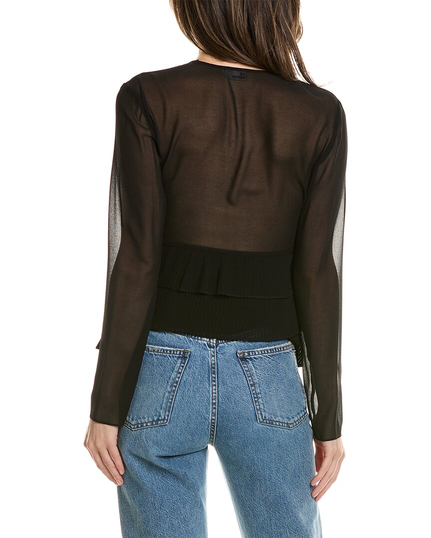 The Kooples Pleated Top
