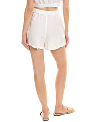 Onia Air Linen-Blend Elastic Drawstring Short