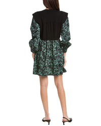 Crosby By Mollie Burch Hendrix Mixed Media Mini Dress