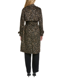Elie Tahari Double-Breasted Wool-Blend Coat
