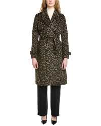 Elie Tahari Double-Breasted Wool-Blend Coat