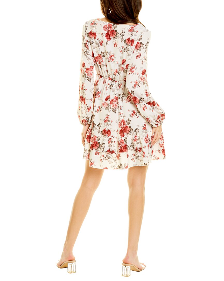 To My Lovers Womens Floral Lace Mini Dress, S, White